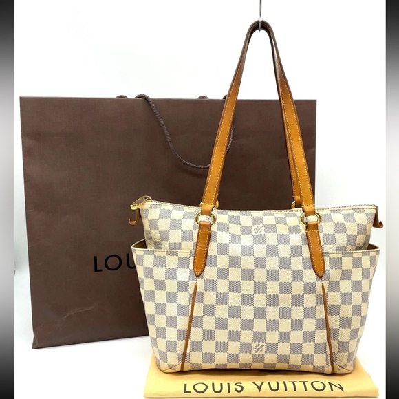 AuthenticLouis Vuitton Damier Azur Totally PM - Picture 1 of 14